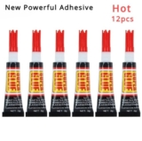 סט 12 יחידות של דבק 3 שניות